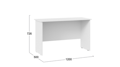 Стол письменный тип 14 Белый Ясень 1200