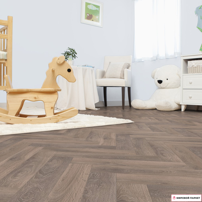 Ламинат Terhurne Herringbone Edition Английская ёлка Дуб Сьют 32 класс толщина 10 мм с фаской 0.714 м2