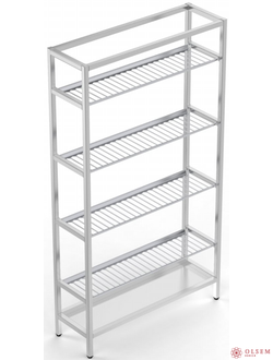 Стеллаж для сушки стаканов СКС-4/900/300/1600-п