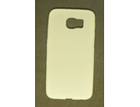 Защитная крышка силиконовая Samsung SM-G920F/Galaxy S6, белая матовая