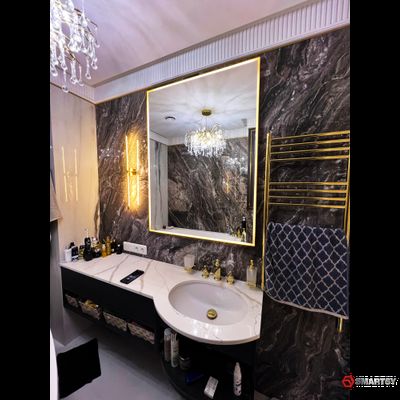 Зеркало с подсветкой и встроенной стерео акустикой Gilded Melody CLA