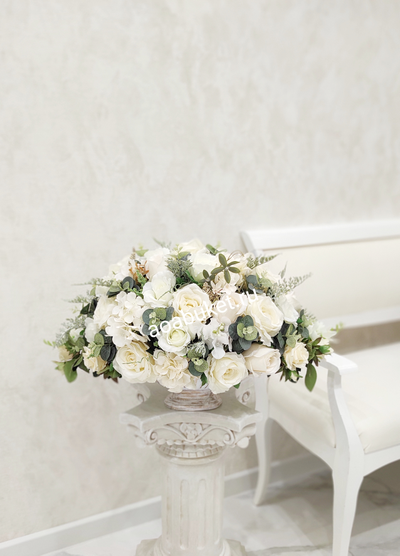 композиция в белом кремовом цвете № АР6 в стиле ампир и рококо (копия)