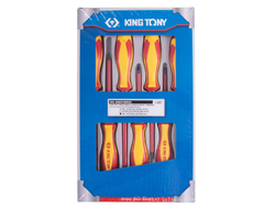 Набор отверток, диэлектрические, 7 предметов KING TONY 30607MR02