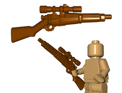 Американская винтовка с оптикой (цвет: дерево)