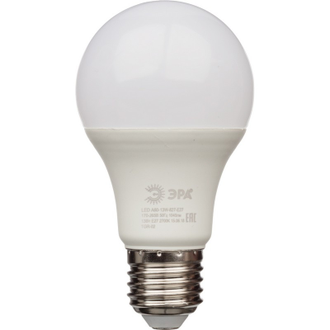 Лампа светодиодная Эра 13W E27 2700k тепл.бел. ст.колба LED A60-13W-827-E27