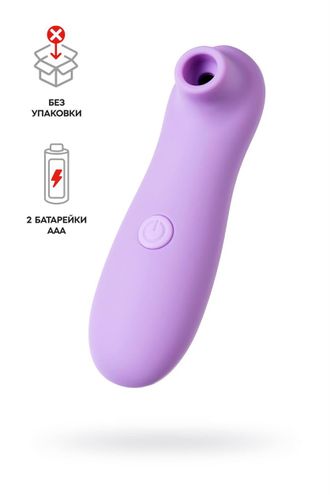 351047 Вакуум-волновой стимулятор клитора, ABS пластик, фиолетовый, 12,5 см