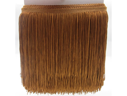 Декоративная бахрома , 20 см. 10 метров, Т-00066, Цвет: Кофейный