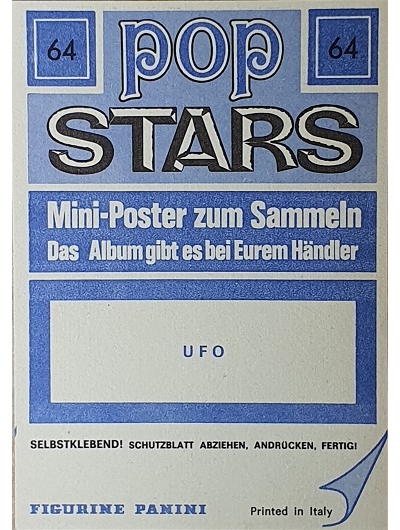 UFO  Музыкальные открытки, Original Music Card, почтовые открытки, Intpressshop