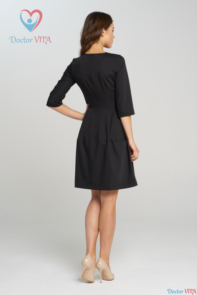 ПЛАТЬЕ медицинское Dr.Super "Happy" черное
