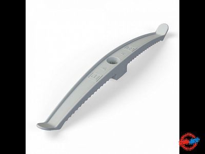 Держатель кабеля двусторонний серый Промрукав