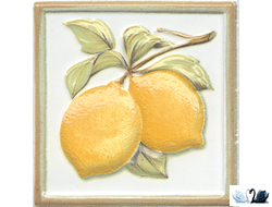 Декор Kerama Marazzi Капри Лимончики 9.9x9.9 глянец купить в магазине Marysя Краснодар