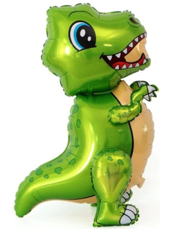 Фигура 3D, Динозавр, Зеленый