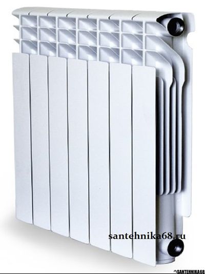 Алюминиевый радиатор отопления Radena R500/100 4 6 8 10 12 секций