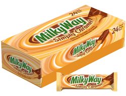 Шоколадный батончик Milky Way Simply Caramel 54,1гр