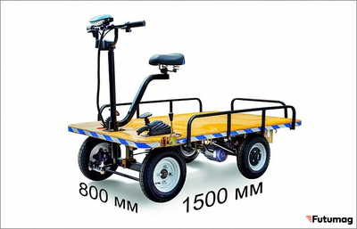 Платформенная тележка электрическая RuTrike СКЛАД 1500