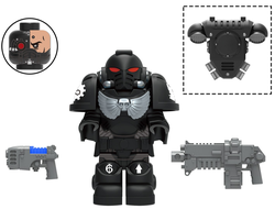 Конструктор фигурка Космодесантник, легион Железные Руки, Вархаммер 40000 (Warhammer 40k)