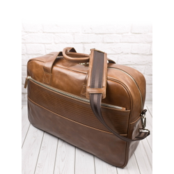 Кожаная дорожная сумка Frentano Premium brown (арт. 
4041-52)