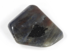 Корунд синий (сапфир), галтовка, Индия (27*23*11 мм, 14 г) №27571