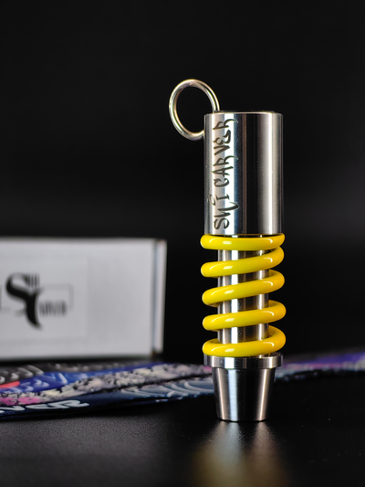 МУНДШТУК SPRING 2.0 YELLOW С ЛЕНТОЙ