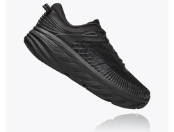 Кроссовки мужские Hoka Bondi 7 X-WIDE BLACK/BLACK 1117033-BBLC (Размеры:  USm 13 4E-31cm)