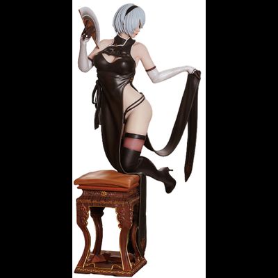 Андроид 2В в съемном платье (Nier: Automata) - КОЛЛЕКЦИОННАЯ СТАТУЯ 1/4  (MLS007) - MOONLIGHT STUDIO