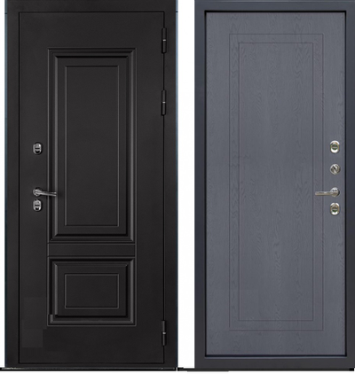 Бастион -3, 11 см, 9005 ТЕРМО - Ясень графит SOFT