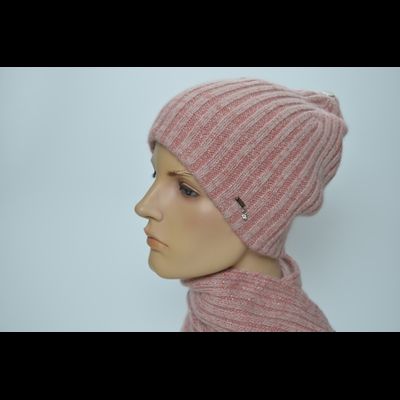 Шапка бини Vizio 203 CY розовая