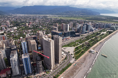 7-th Heaven Batumi, продаются апартаменты, 1+1, на 19-м этаже, с видом на побережье. Башня "Восток"2