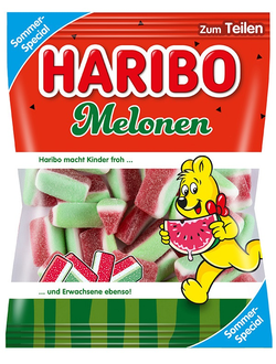 Мармелад Харибо Арбуз 175гр (14 шт)