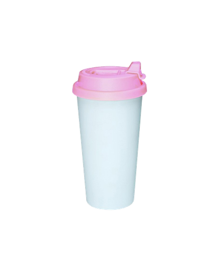 Термостакан с защелкой РОЗОВАЯ крышка