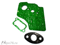 Прокладки хонда GX35 триммера бензинового четырех тактного набор под карбюратор и глушитель