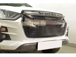 Защита радиатора Isuzu D-Max 2019- black верх