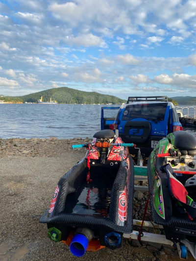 Наклейки на Гидроцикл Yamaha SuperJET хохлома 2009 #1438