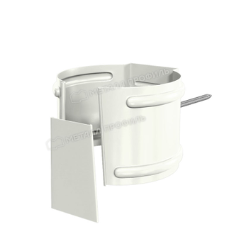 Держатель трубы для металлической водосточной системы GrandSystem RAL9010