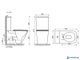 Напольный унитаз с бачком Cubic CN1803