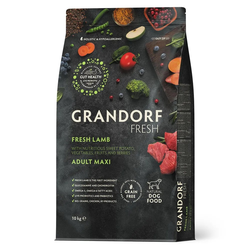 Grandorf Fresh сухой корм для собак крупных пород с ягненком и бататом, 10 кг