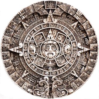 тарелка, круглый, барельеф, мая, майя, календарь, Mayan calendar, Цолькин, ацтеки, купить, на стену