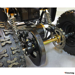 Квадроцикл GreenCamel Gobi K40 (30Ah 36V 800W R6 Цепной привод) быстросъем, армейский желтый