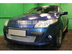 Защита радиатора Renault Megane III 2009-2012 chrome низ