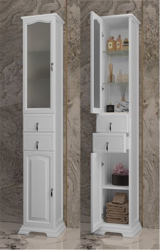 ПЕНАЛ РИСПЕКТО 30 МАТОВЫЙ БЕЛЫЙ (ПЕТЛИ СЛЕВА)