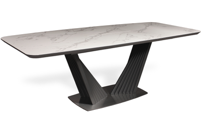 MOZART антрацит/ керамика мрамор 160(+60)x95