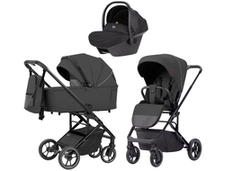 Коляска 3в1 Carrello Alfa Graphite Grey 2024 (Nova)