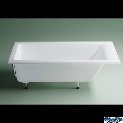 Astra-Form ванна Нейт Solid Surface с щелевым переливом 160/70 см белая матовая
