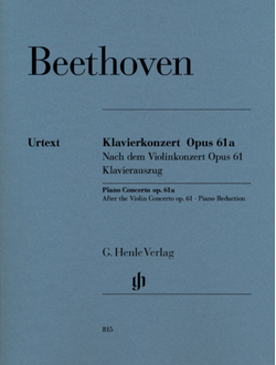Beethoven. Konzert D-dur op.61a f?r Klavier und Orchester: f?r 2 Klaviere