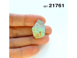 Бирюза натуральная (необработанная) Казахстан арт.21761: 5,2г - 23*17*13мм