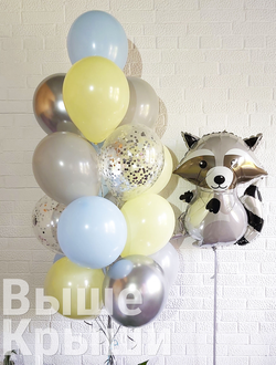 Сет "Крошка енот" (17 шариков)