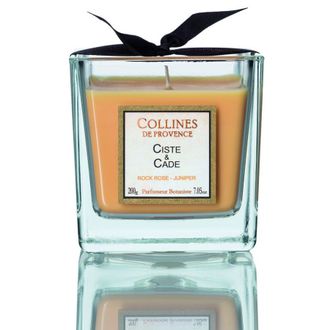 Ароматическая свеча COLLINES DE PROVENCE "Каменная Роза и Можжевельник"