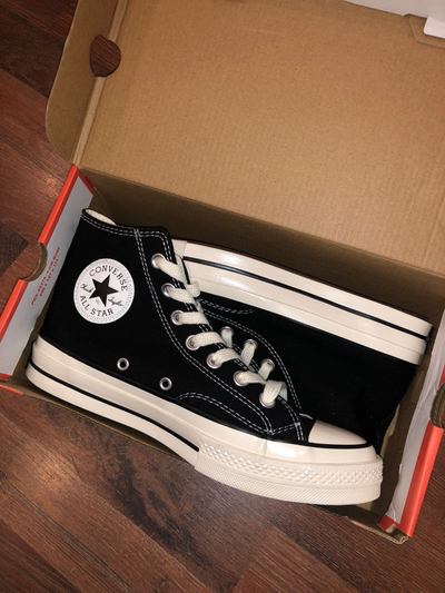 Кеды Converse Chuck Taylor 70 hi черные высокие 162050C в коробке