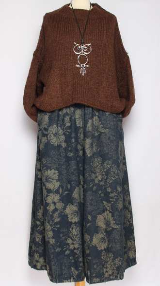 ДЖЕМПЕР КОРОТКИЙ "КИМОНО ШОВ СТОЙКА" широкий рукав мокко, шоколад до р.54