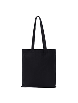 Сумка шоппер хлопок 38*42, 220, 200, Чёрный